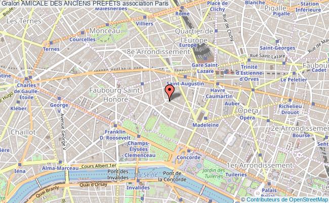 plan association Amicale Des Anciens Prefets Paris