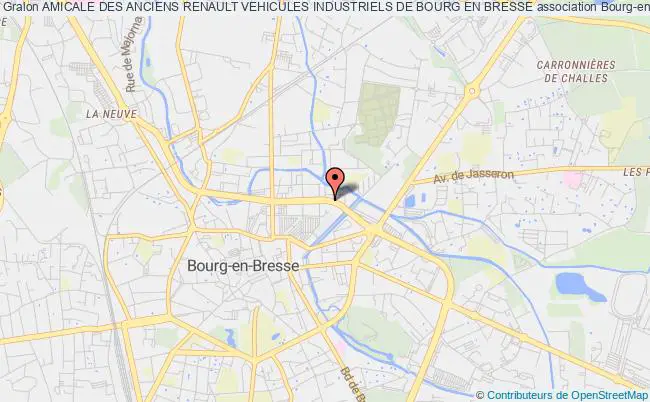 plan association Amicale Des Anciens Renault Vehicules Industriels De Bourg En Bresse Bourg-en-Bresse