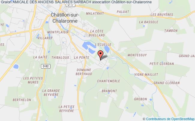 plan association Amicale Des Anciens Salaries Sarbach Châtillon-sur-Chalaronne