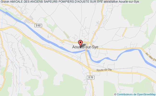 plan association Amicale Des Anciens Sapeurs Pompiers D'aouste Sur Sye Aouste-sur-Sye