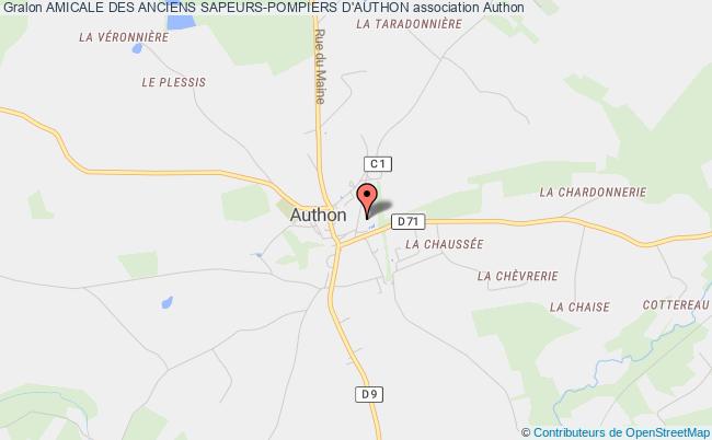 plan association Amicale Des Anciens Sapeurs-pompiers D'authon Authon