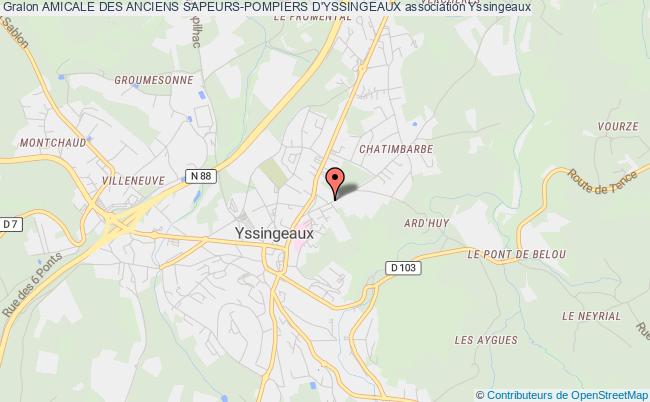 plan association Amicale Des Anciens Sapeurs-pompiers D'yssingeaux Yssingeaux