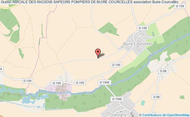 plan association Amicale Des Anciens Sapeurs Pompiers De Buire Courcelles Buire-Courcelles