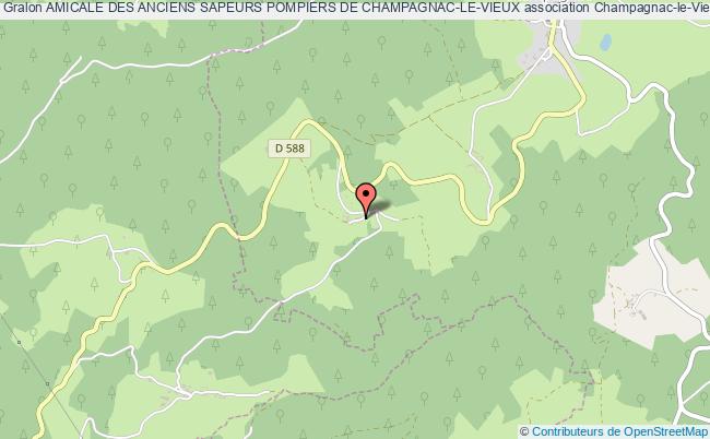 plan association Amicale Des Anciens Sapeurs Pompiers De Champagnac-le-vieux Champagnac-le-Vieux