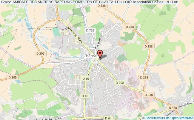 plan association Amicale Des Anciens Sapeurs-pompiers De Chateau Du Loir Château-du-Loir