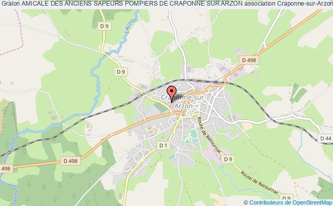 plan association Amicale Des Anciens Sapeurs Pompiers De Craponne Sur Arzon Craponne-sur-Arzon