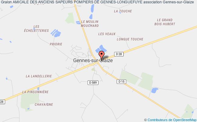 plan association Amicale Des Anciens Sapeurs Pompiers De Gennes-longuefuye Gennes-Longuefuye