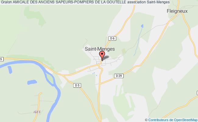 plan association Amicale Des Anciens Sapeurs-pompiers De La Goutelle Saint-Menges
