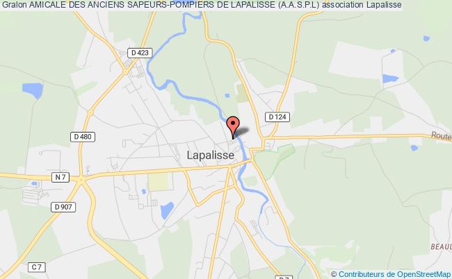 plan association Amicale Des Anciens Sapeurs-pompiers De Lapalisse (a.a.s.p.l) Lapalisse