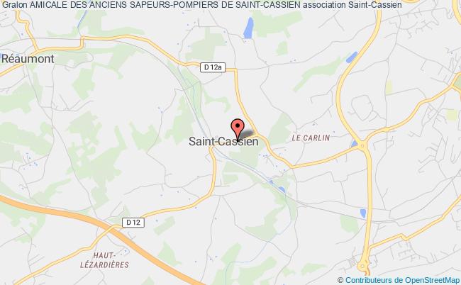 plan association Amicale Des Anciens Sapeurs-pompiers De Saint-cassien Saint-Cassien
