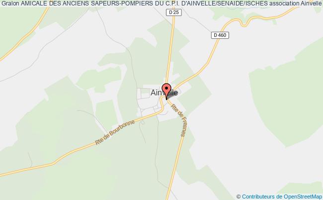 plan association Amicale Des Anciens Sapeurs-pompiers Du C.p.i. D'ainvelle/senaide/isches Ainvelle