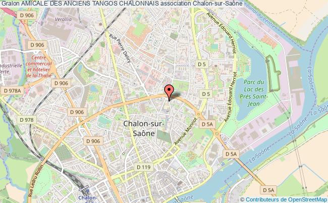 plan association Amicale Des Anciens Tangos Chalonnais Chalon-sur-Saône