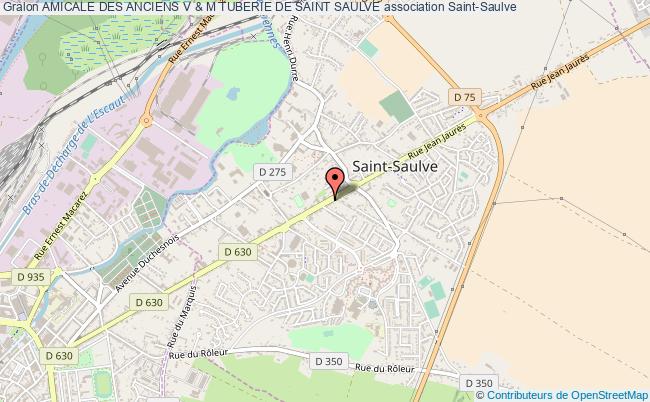plan association Amicale Des Anciens V & M Tuberie De Saint Saulve Saint-Saulve