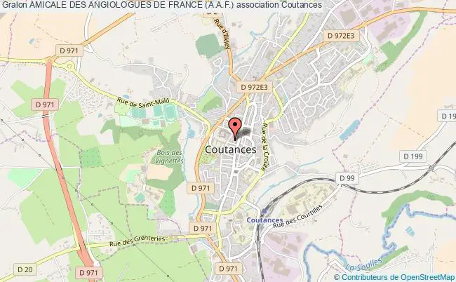 plan association Amicale Des Angiologues De France (a.a.f.) Coutances