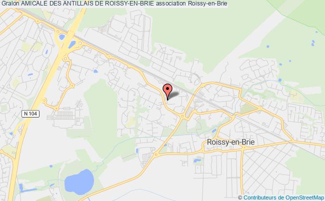 plan association Amicale Des Antillais De Roissy-en-brie Roissy-en-Brie