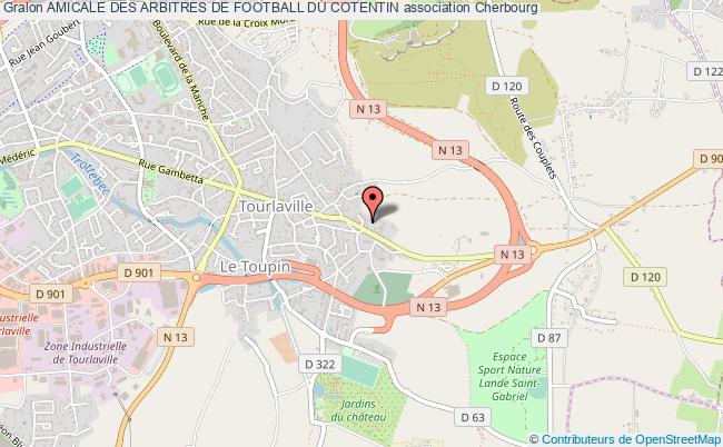 plan association Amicale Des Arbitres De Football Du Cotentin Équeurdreville-Hainneville