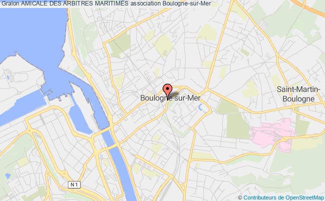 plan association Amicale Des Arbitres Maritimes Boulogne-sur-Mer