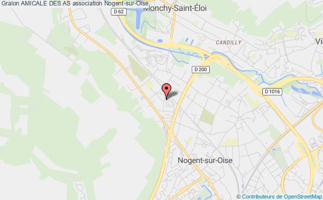 plan association Amicale Des As Nogent-sur-Oise