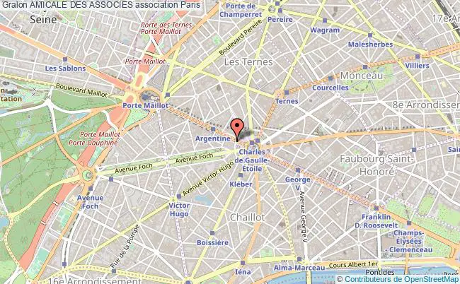 plan association Amicale Des Associes Paris