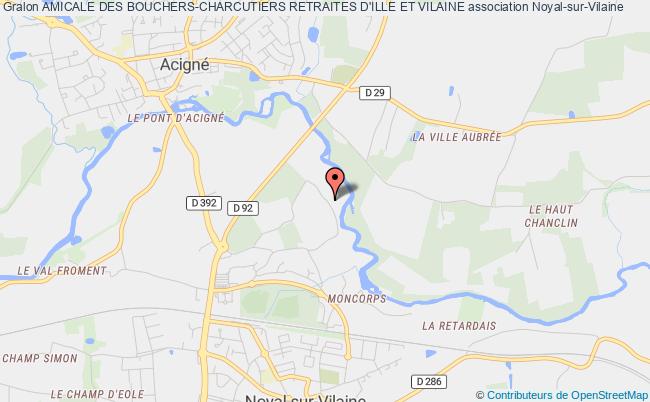plan association Amicale Des Bouchers-charcutiers Retraites D'ille Et Vilaine Rennes