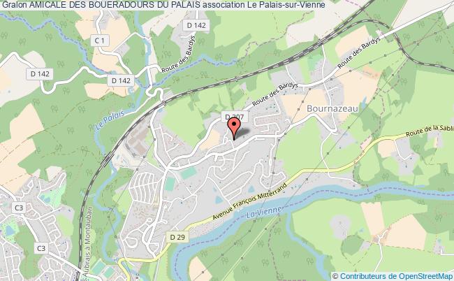 plan association Amicale Des Boueradours Du Palais Le    Palais-sur-Vienne