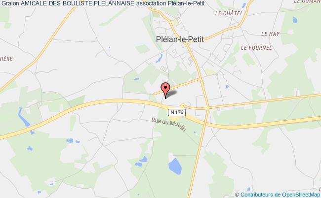 plan association Amicale Des Bouliste Plelannaise Plélan-le-Petit