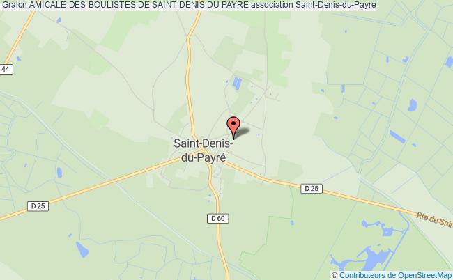 plan association Amicale Des Boulistes De Saint Denis Du Payre Saint-Denis-du-Payré