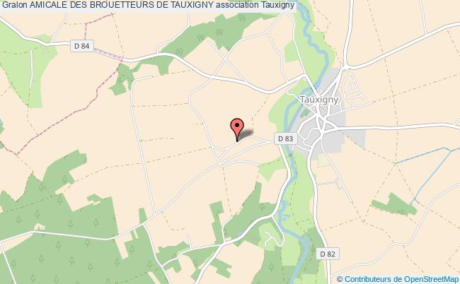plan association Amicale Des Brouetteurs De Tauxigny Tauxigny