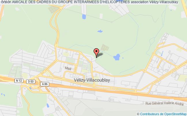 plan association Amicale Des Cadres Du Groupe Interarmees D'helicopteres Vélizy-Villacoublay