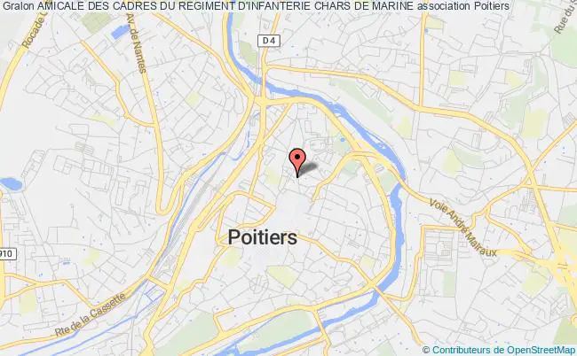 plan association Amicale Des Cadres Du Regiment D'infanterie Chars De Marine Poitiers