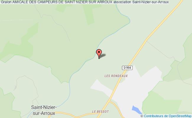plan association Amicale Des Campeurs De Saint Nizier Sur Arroux Saint-Nizier-sur-Arroux