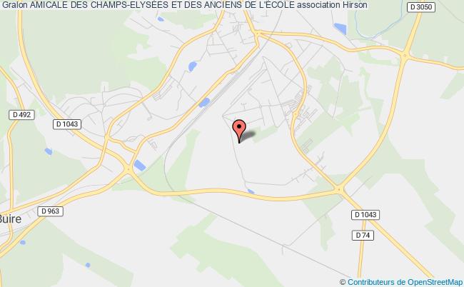 plan association Amicale Des Champs-elysÉes Et Des Anciens De L'École Hirson