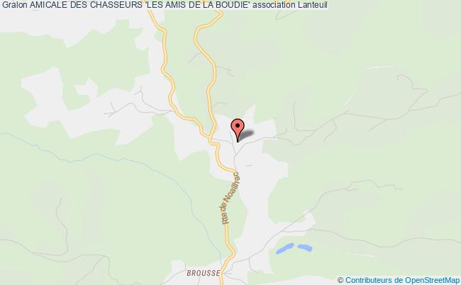 plan association Amicale Des Chasseurs 'les Amis De La Boudie' Lanteuil