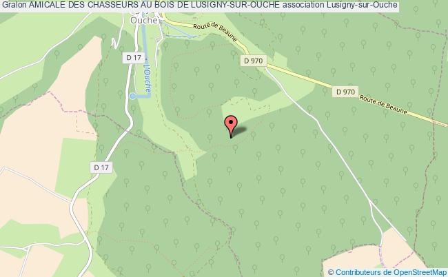 plan association Amicale Des Chasseurs Au Bois De Lusigny-sur-ouche Lusigny-sur-Ouche