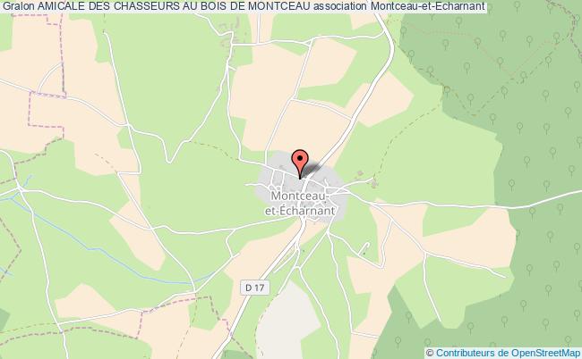 plan association Amicale Des Chasseurs Au Bois De Montceau Montceau-et-Écharnant
