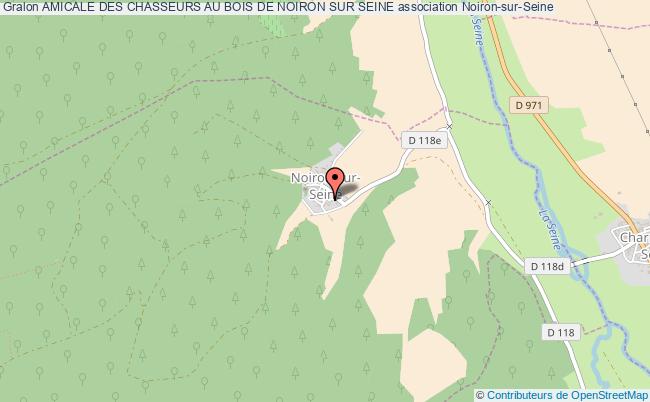 plan association Amicale Des Chasseurs Au Bois De Noiron Sur Seine Noiron-sur-Seine