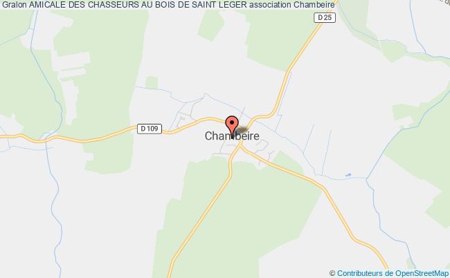 plan association Amicale Des Chasseurs Au Bois De Saint Leger Chambeire