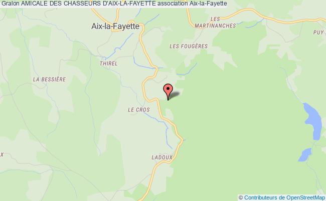 plan association Amicale Des Chasseurs D'aix-la-fayette Aix-la-Fayette