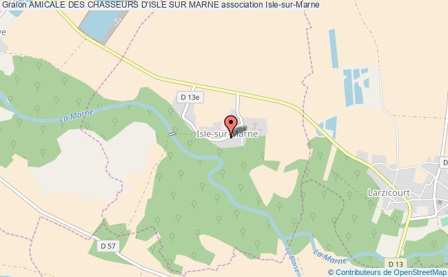 plan association Amicale Des Chasseurs D'isle Sur Marne Isle-sur-Marne
