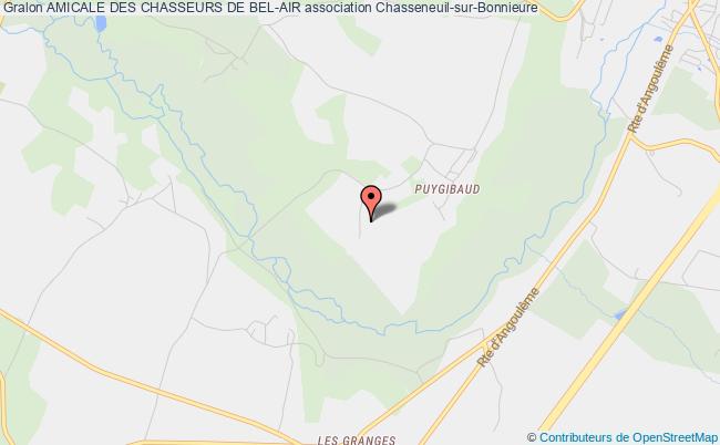 plan association Amicale Des Chasseurs De Bel-air Chasseneuil-sur-Bonnieure