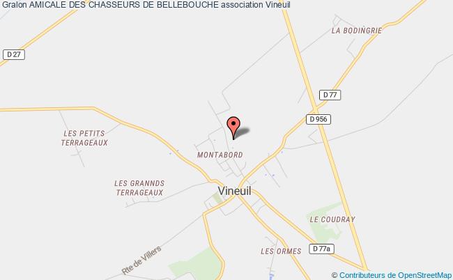 plan association Amicale Des Chasseurs De Bellebouche Vineuil