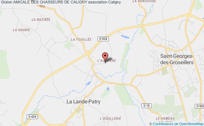 plan association Amicale Des Chasseurs De Caligny Caligny