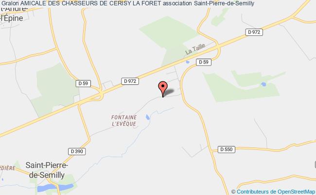 plan association Amicale Des Chasseurs De Cerisy La Foret Heugueville-sur-Sienne