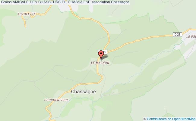 plan association Amicale Des Chasseurs De Chassagne Chassagne