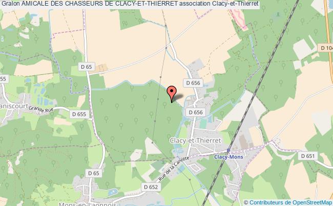 plan association Amicale Des Chasseurs De Clacy-et-thierret Clacy-et-Thierret