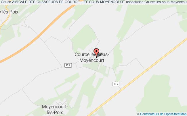 plan association Amicale Des Chasseurs De Courcelles Sous Moyencourt Courcelles-sous-Moyencourt