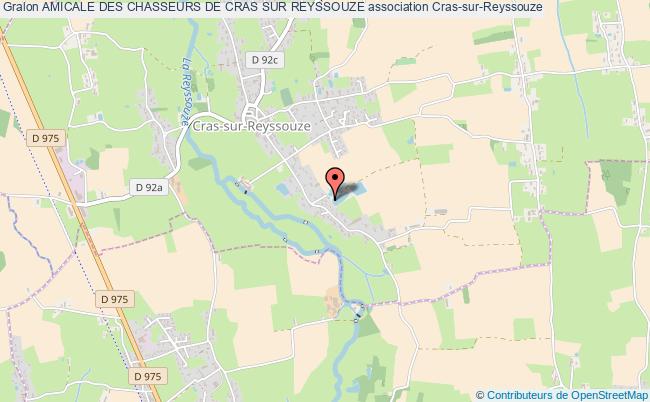 plan association Amicale Des Chasseurs De Cras Sur Reyssouze Cras-sur-Reyssouze