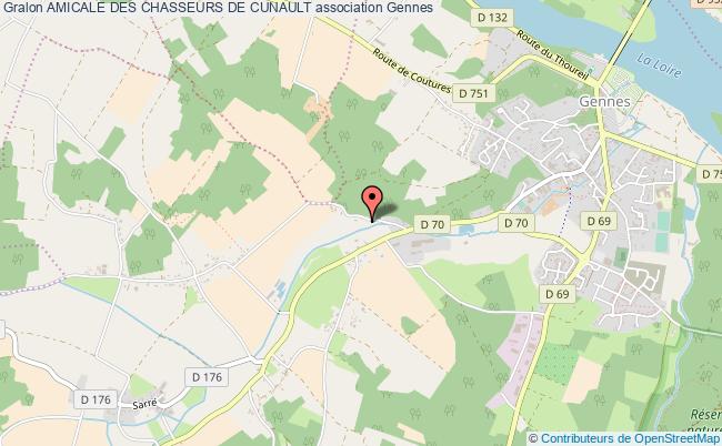 plan association Amicale Des Chasseurs De Cunault Gennes-Val de Loire