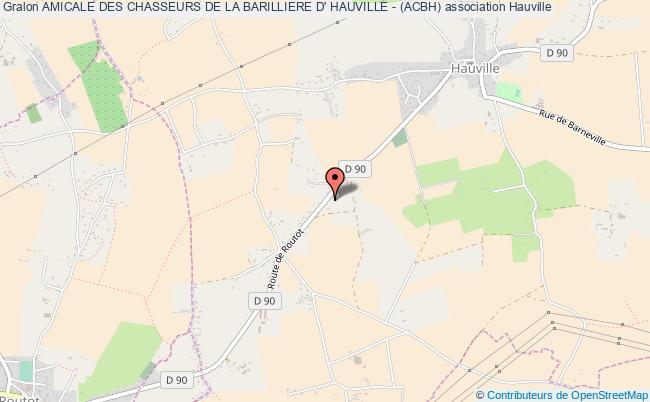plan association Amicale Des Chasseurs De La Barilliere D' Hauville - (acbh) Hauville