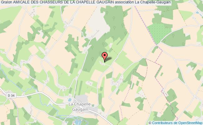 plan association Amicale Des Chasseurs De La Chapelle Gaugain La    Chapelle-Gaugain